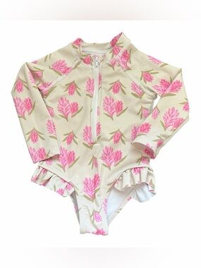 Hiilani Floral One Piece Swimsuit 12-18M